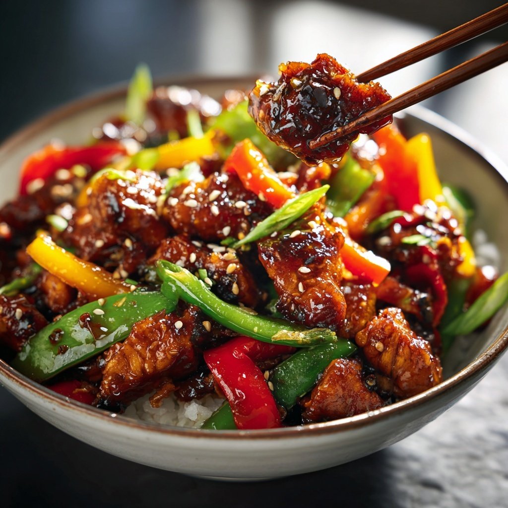 Honey Garlic Chicken Stir-Fry