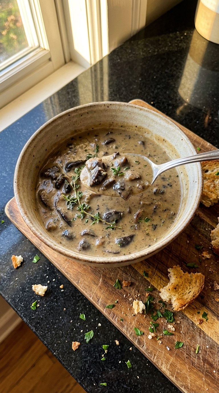 Creamy Wild Mushroom Soup