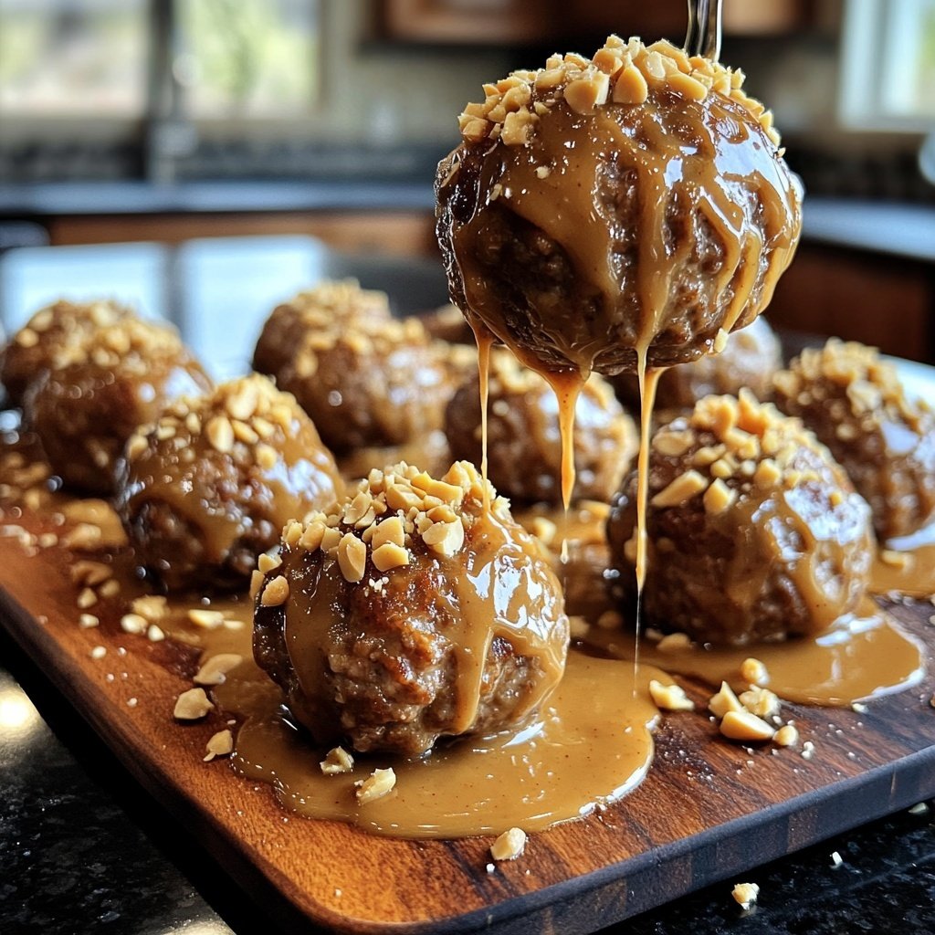 Peanut Butter Meatballs Recipe