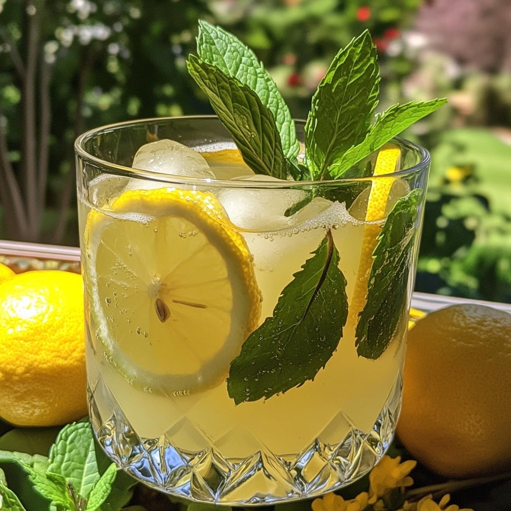 Meyer Lemon Fizz Mocktail