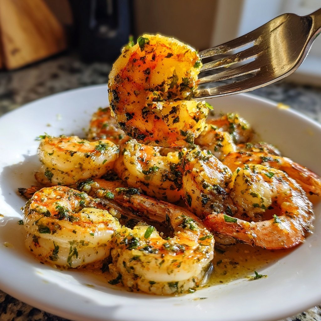 Shrimp Scampi Lemon Garlic Sauce