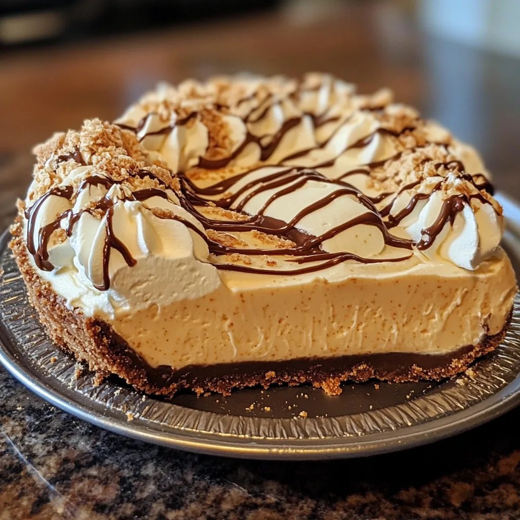 No-Bake Peanut Butter Cream Pie