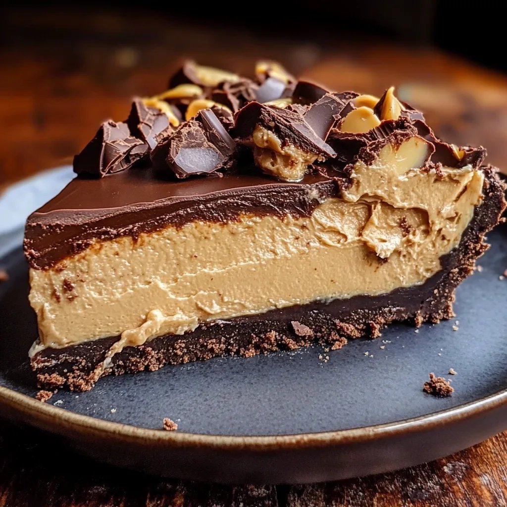 Gluten Free Chocolate Peanut Butter Pie