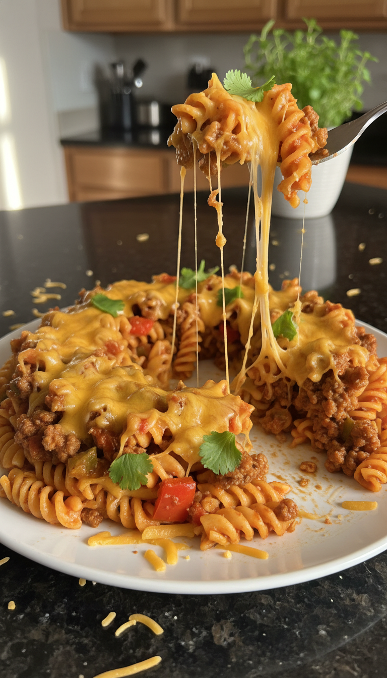 Zesty Taco Pasta Ring