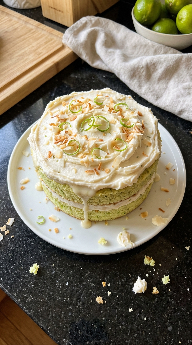 Coconut Lime Pisces Cake