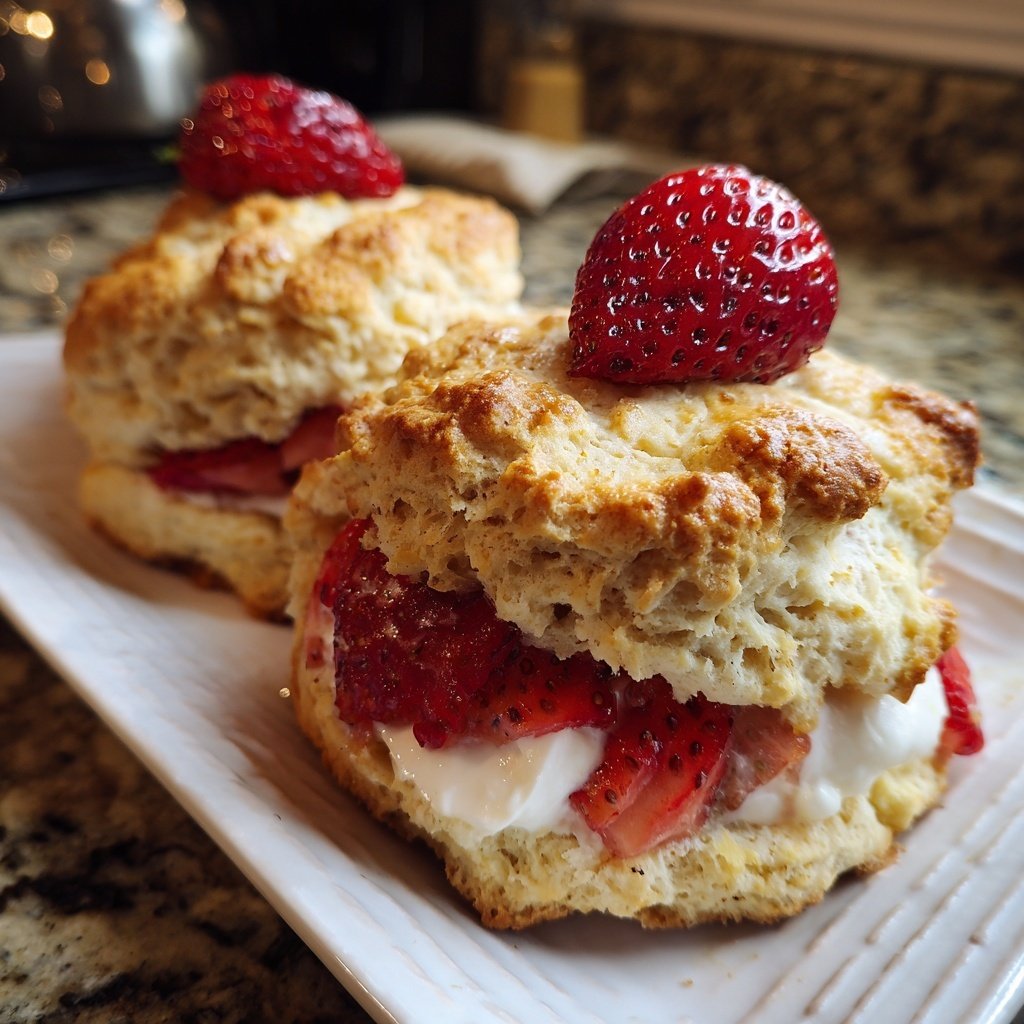 Gluten-Free Strawberry Shortcake Biscuits