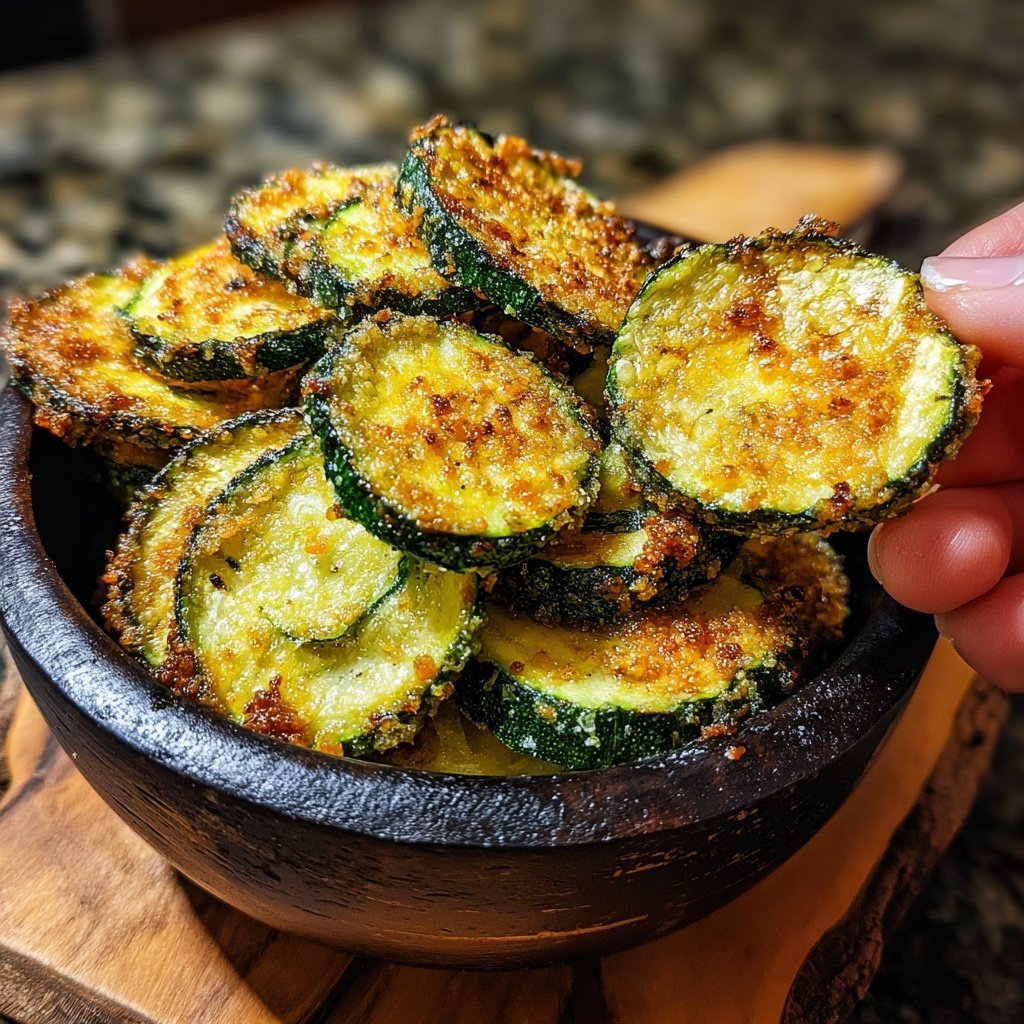 Air Fryer Zucchini Chips