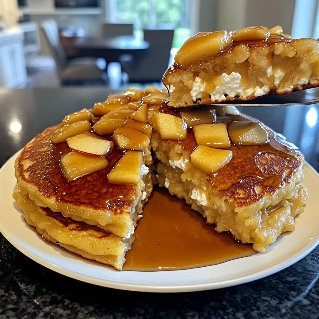 Apple Ricotta Pancakes