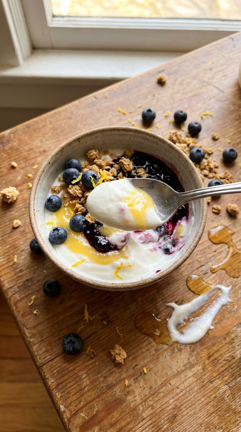 Lemon Blueberry Yogurt Parfait