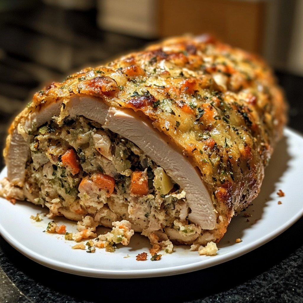 Stuffed Turkey Roll