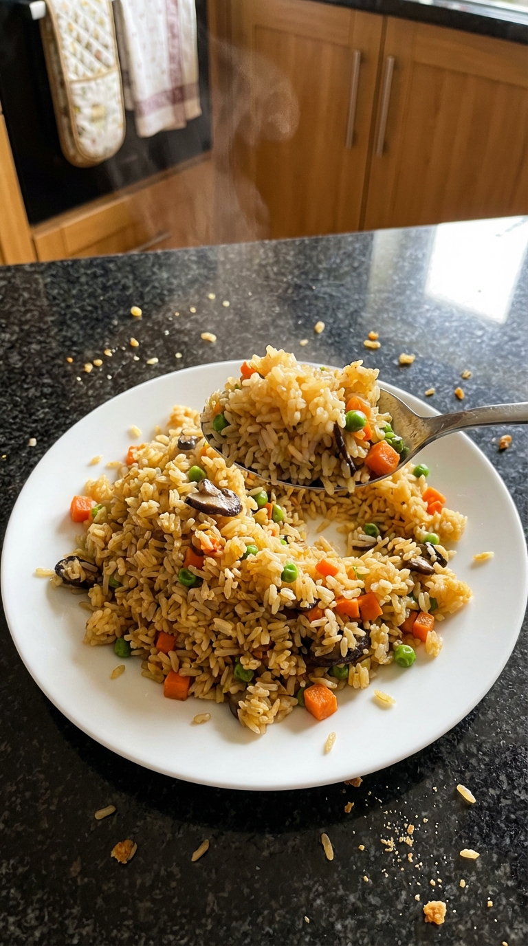 Fast Fried Rice with Veggies