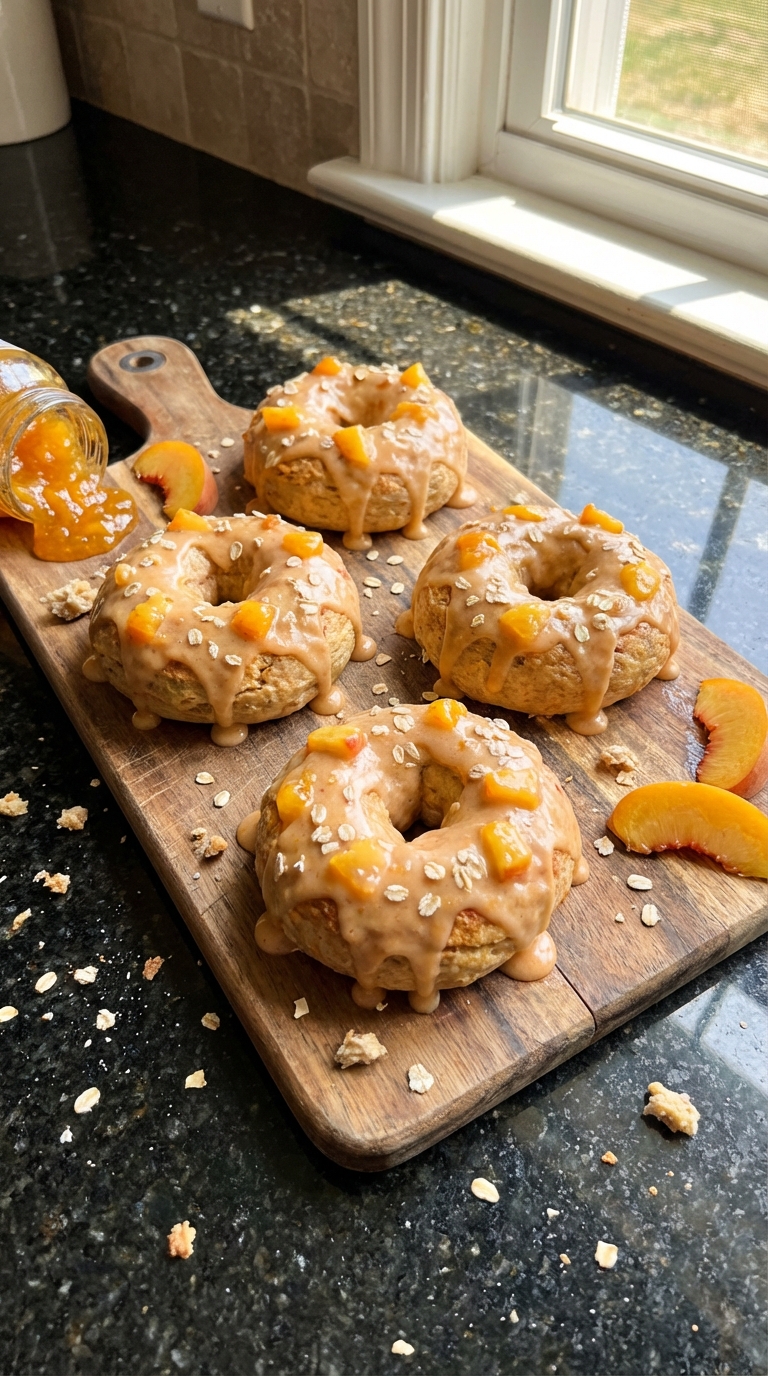Fuzzy Peach High-Protein Bagels