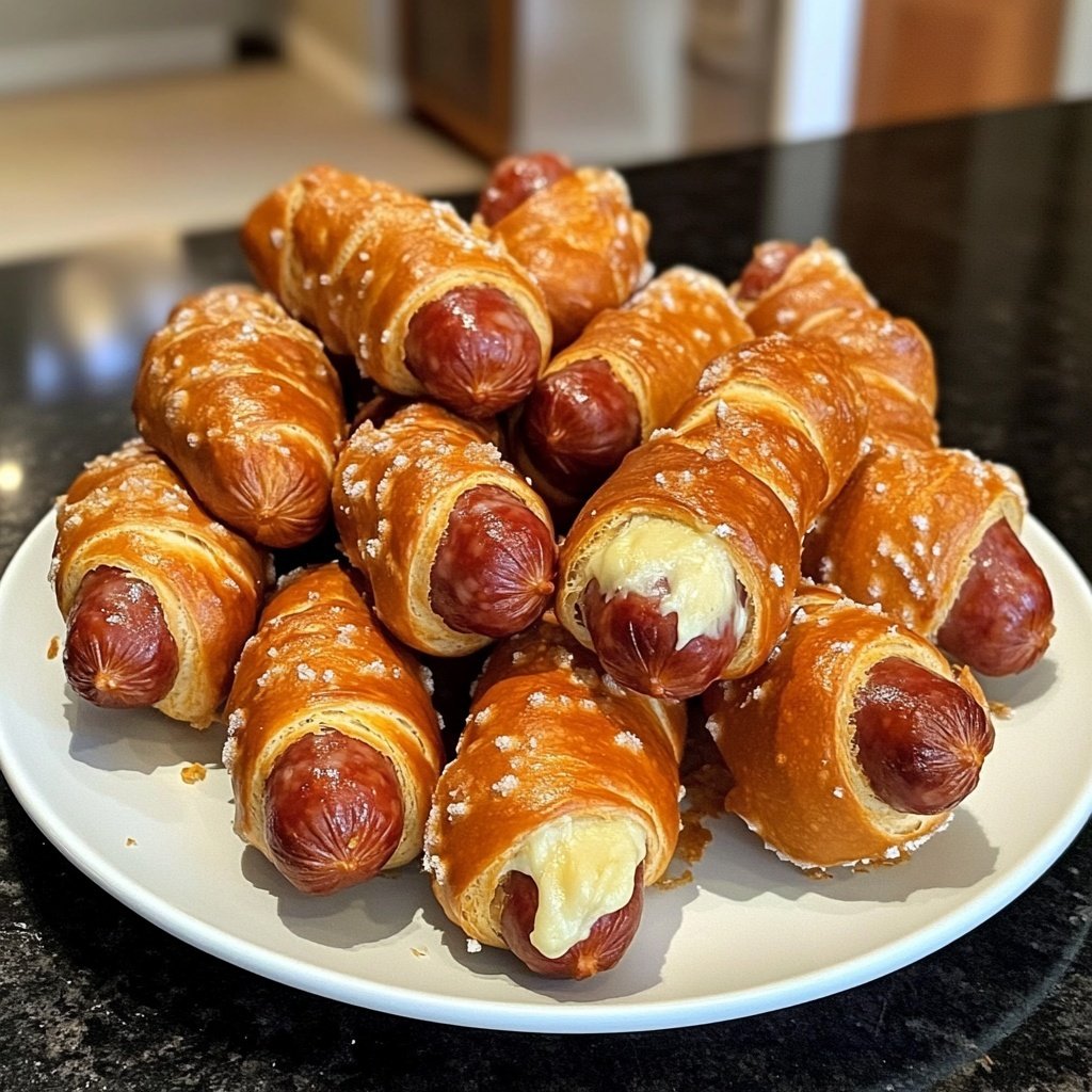 Pretzel Pigs In A Blanket