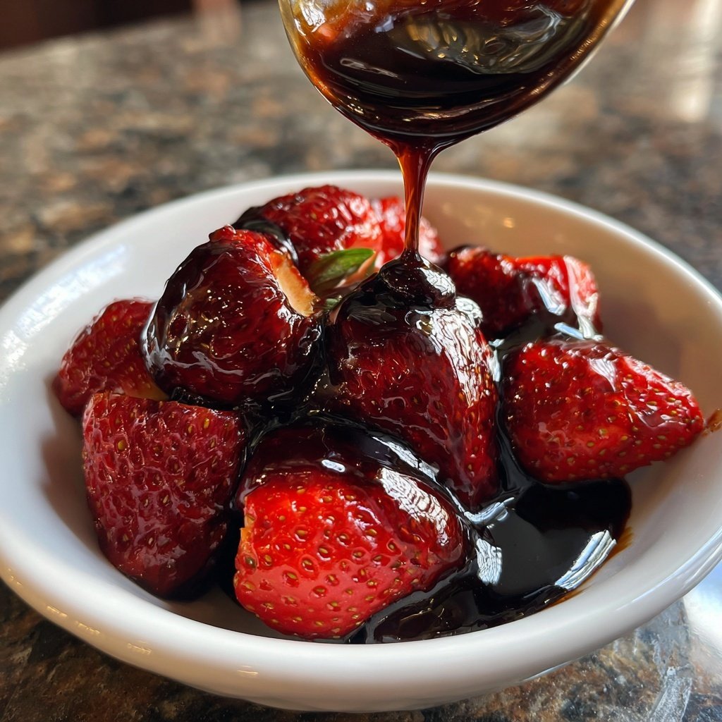 Two-Ingredient Homemade Balsamic Glaze Sauce