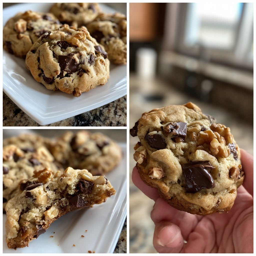Chocolate Chip Walnut Cookies