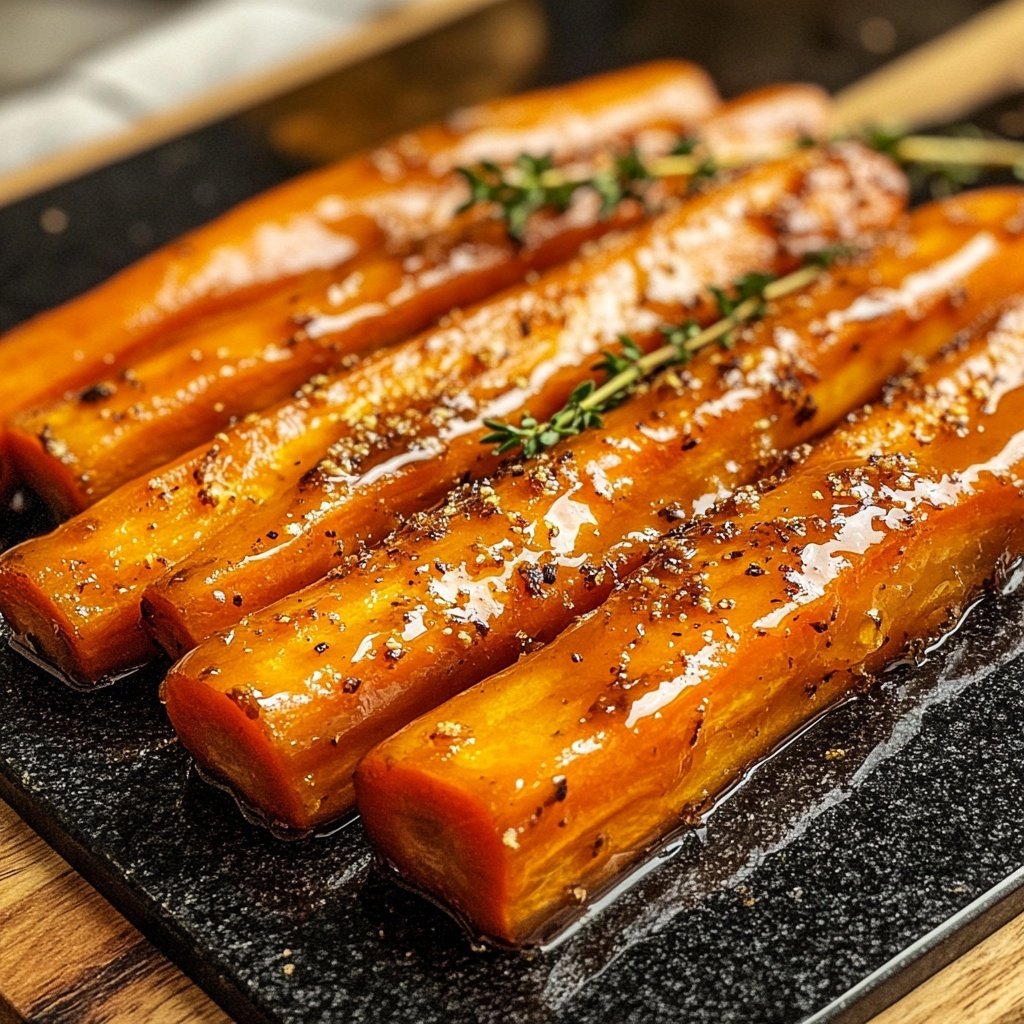 Honey Glazed Carrots with Fresh Thyme