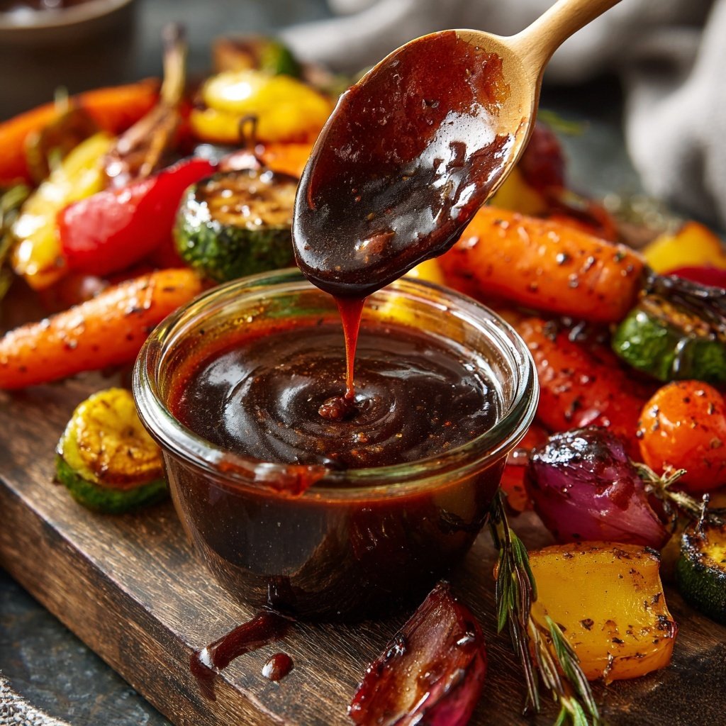Honey Balsamic Glaze for Roasted Vegetables​