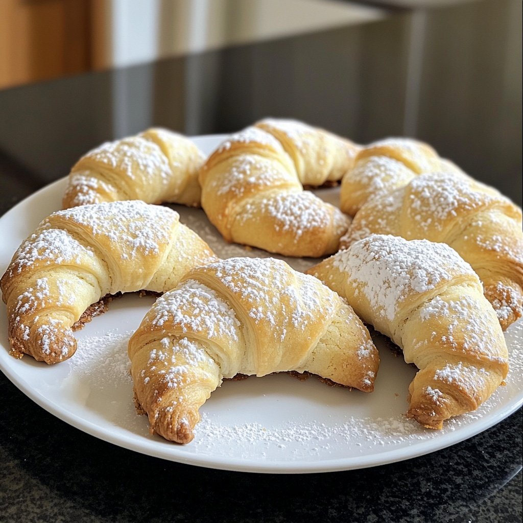 Buttery Vanilla Crescent Cookies