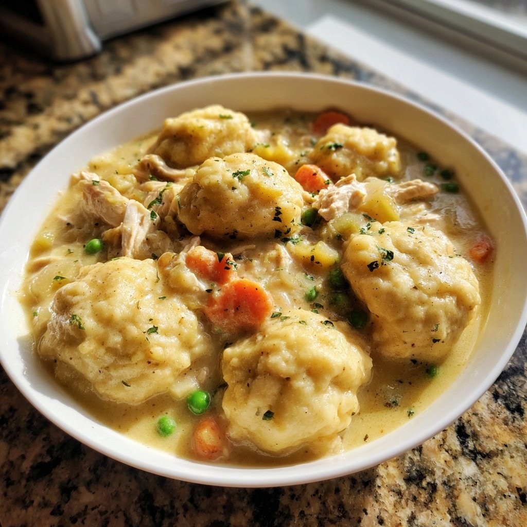 Chicken and Dumplings Creamy Comfort