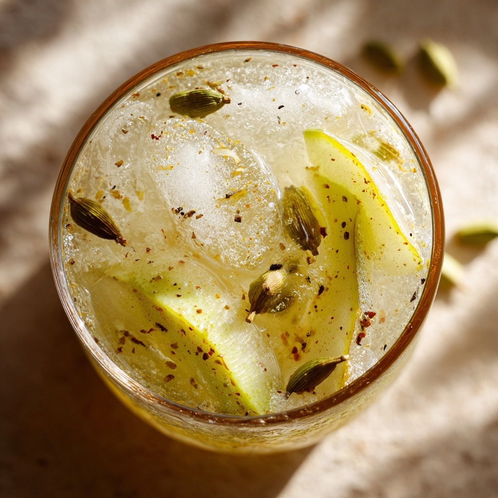 Pear Cardamom Cozy Cooler